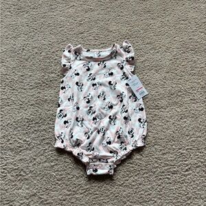 Disney Pink Onsie with Minnie Mouse Design
